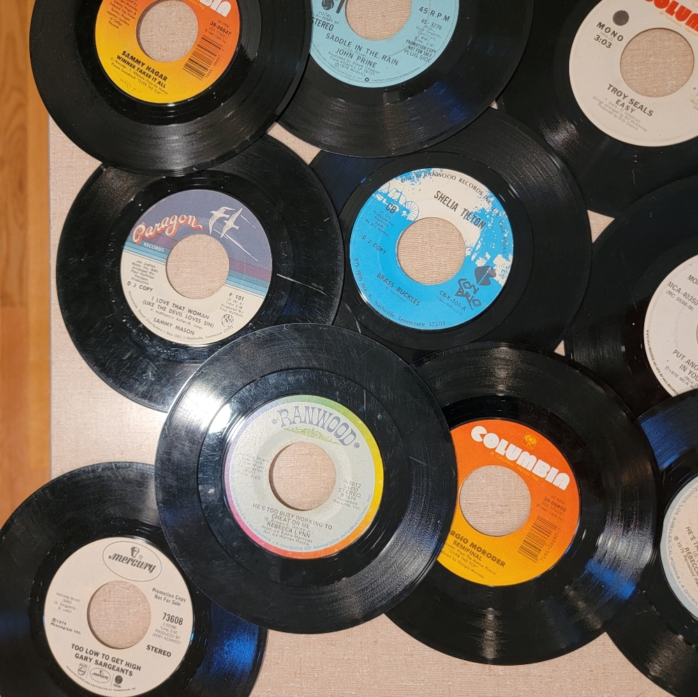 Vinyl Records Bundle 19 Assorted 45 RPM 7" - Picture 4 of 14